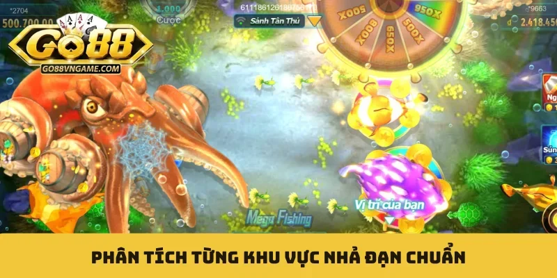 Bắn Cá Vui Vẻ - Đổi Mới Góc Nhìn Về Săn Thưởng Đại Dương Phân tích từng khu vực nhả đạn chuẩn