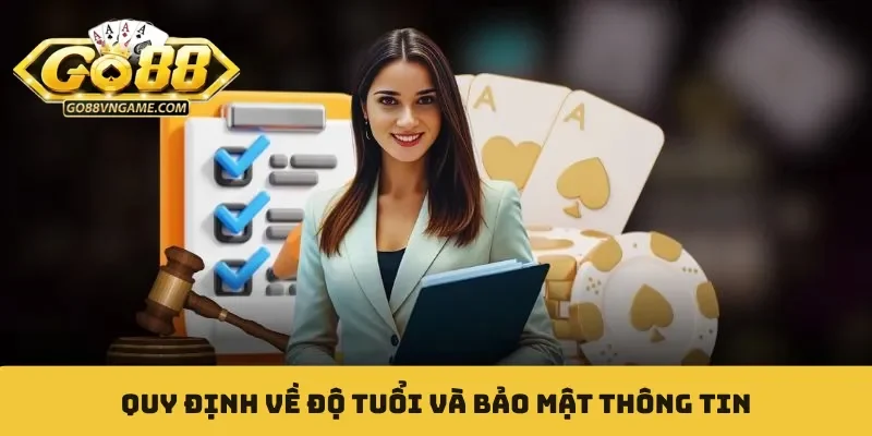 Đăng ký Quy định về độ tuổi và bảo mật thông tin