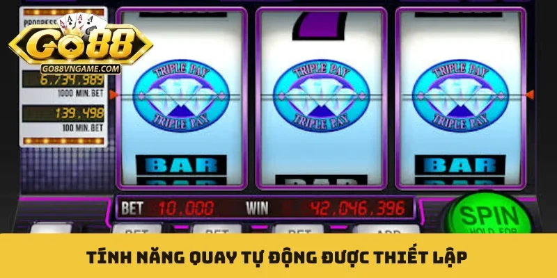 Tính năng quay tự động được thiết lập