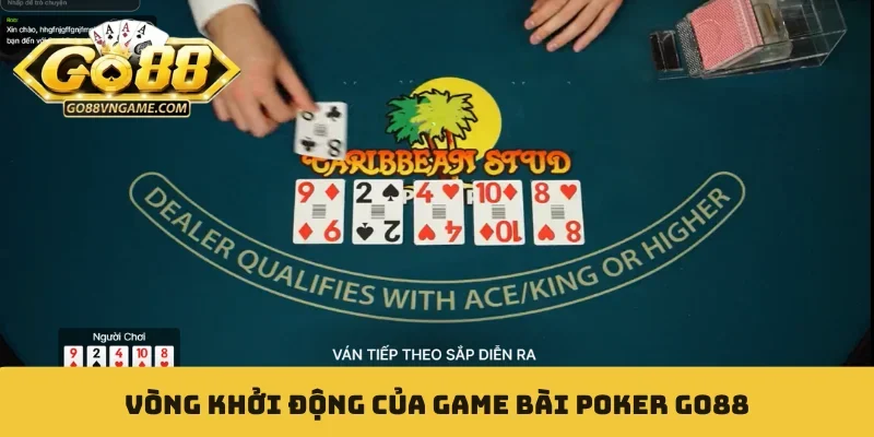 Poker GO88 - Bàn Chơi Mở 24/7 Cùng Hàng Trăm Giải Đấu Vòng khởi động của game bài Poker GO88